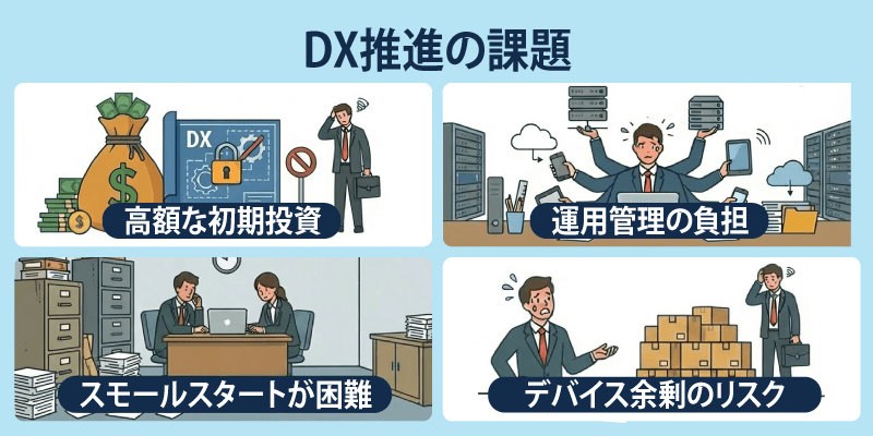 DX推進でよくある4つの課題