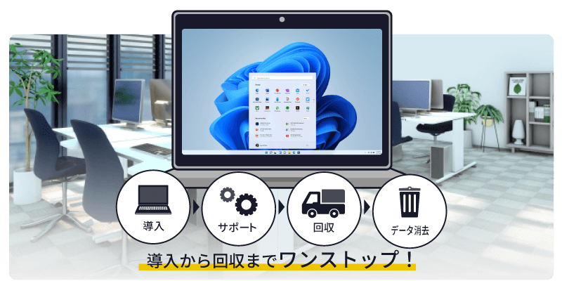 法人向けパソコンレンタルでWindows 11移行の難題を解決
